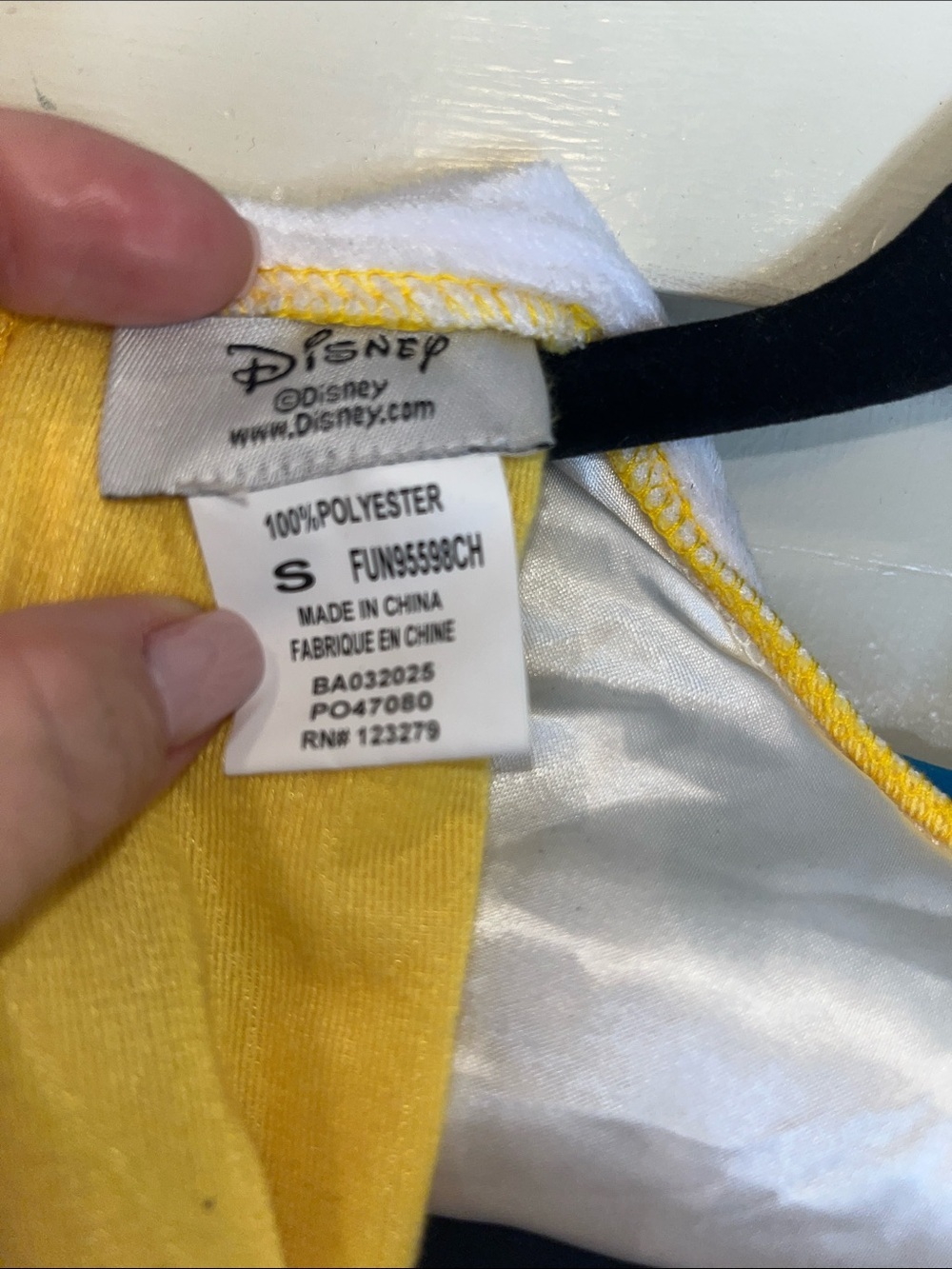 Disney Yellow, Red & Blue Storybook Character Costume - Picture 8 of 9